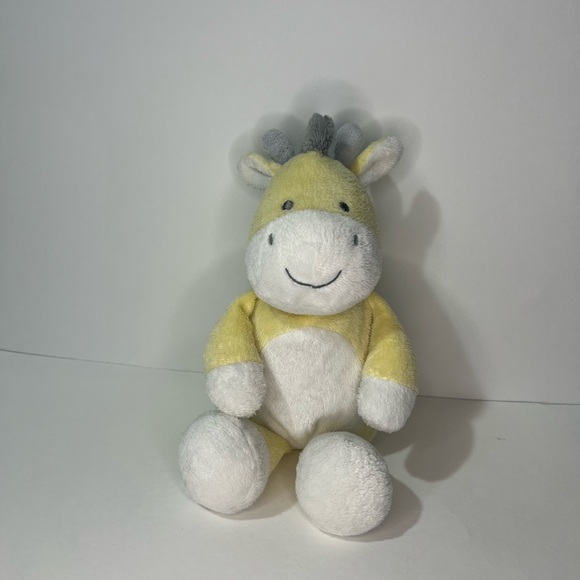 Carter’s Yellow Giraffe Plush White Gray Stuffed Animal 10” 2012 - Picture 2 of 10